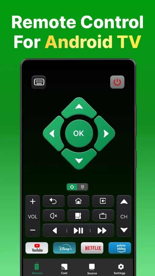 Remote for Android TV screenshot 1